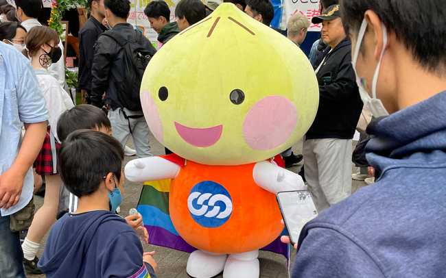 Tokyo Rainbow Pride: it's not a Japanese event unless there's a mascot